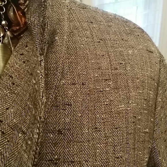 Brownish Tan Blazer Size 18w - Picture 2 of 5